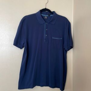 Hugo Boss Navy Blue Polo
